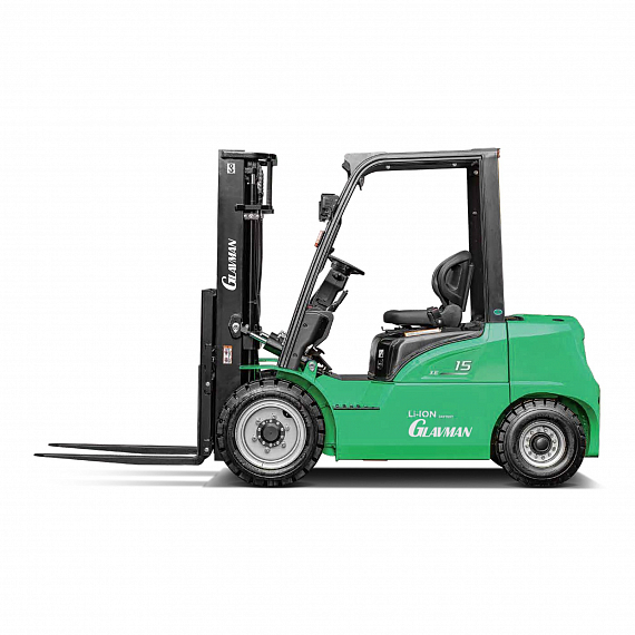 Вилочный электрический погрузчик GLAVMAN CPD15-XEY2HA-SI 3000 мм 1500 кг Li-ion SS PN