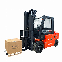 Электропогрузчик вилочный OXLIFT RX50 5000 мм 5000 кг SS FFL Cabin Li-Ion Solid tyre в морозо-устойчивом исполнении